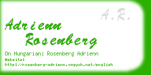 adrienn rosenberg business card